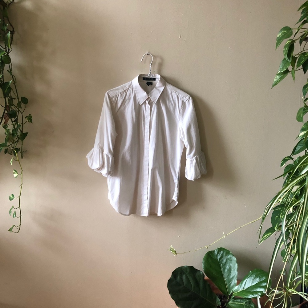 Ralph Lauren 3/4 puff sleeve blouse
